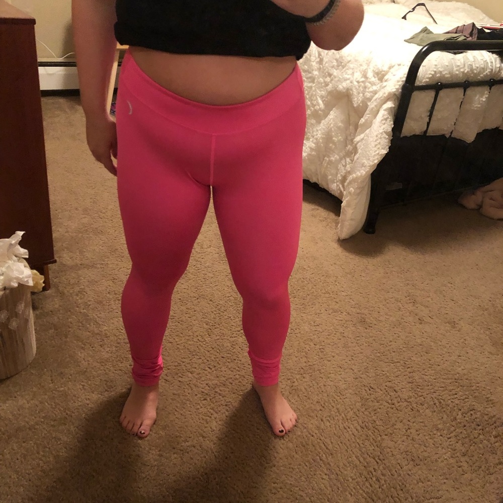 Hot pink leggings